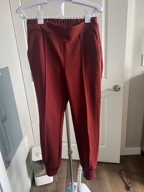Dynamite Rust Red Tailored Jogger Pants